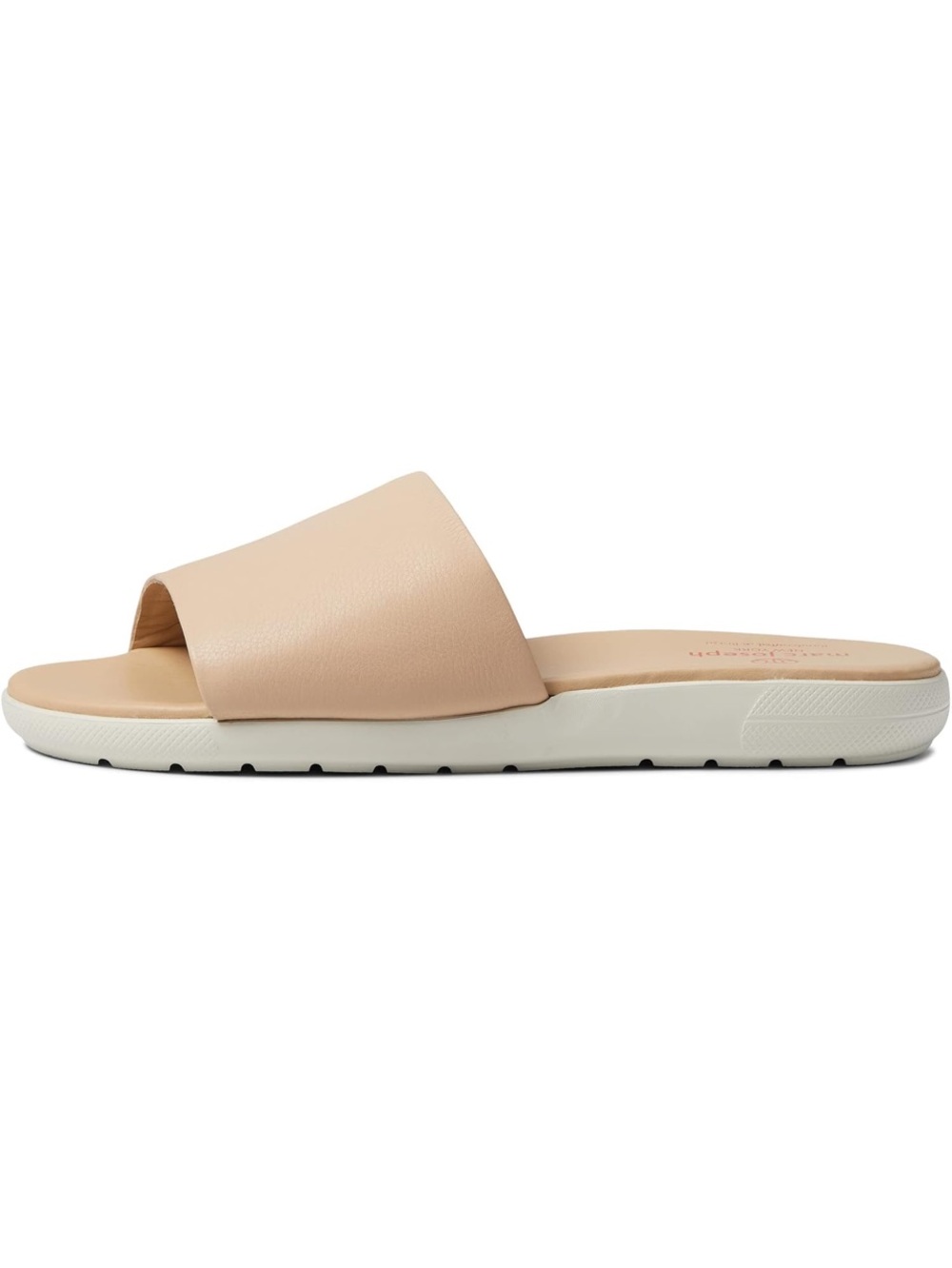 Marc Joseph Blush Soft Napa Leather Slide Sandals